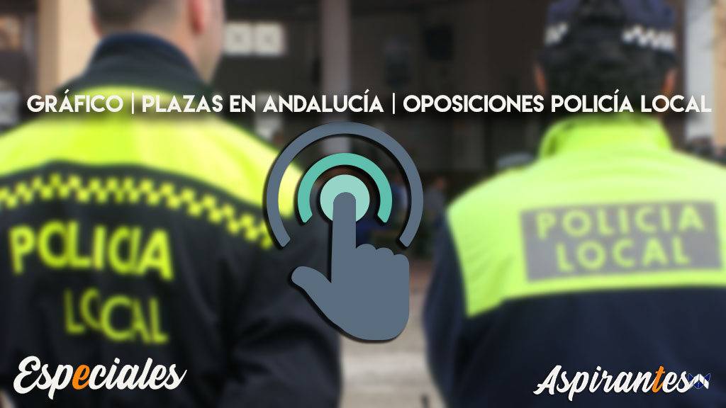 Oposiciones Policia Local en Andalucía. Gráfico con todas las plazas provincia por provincia.